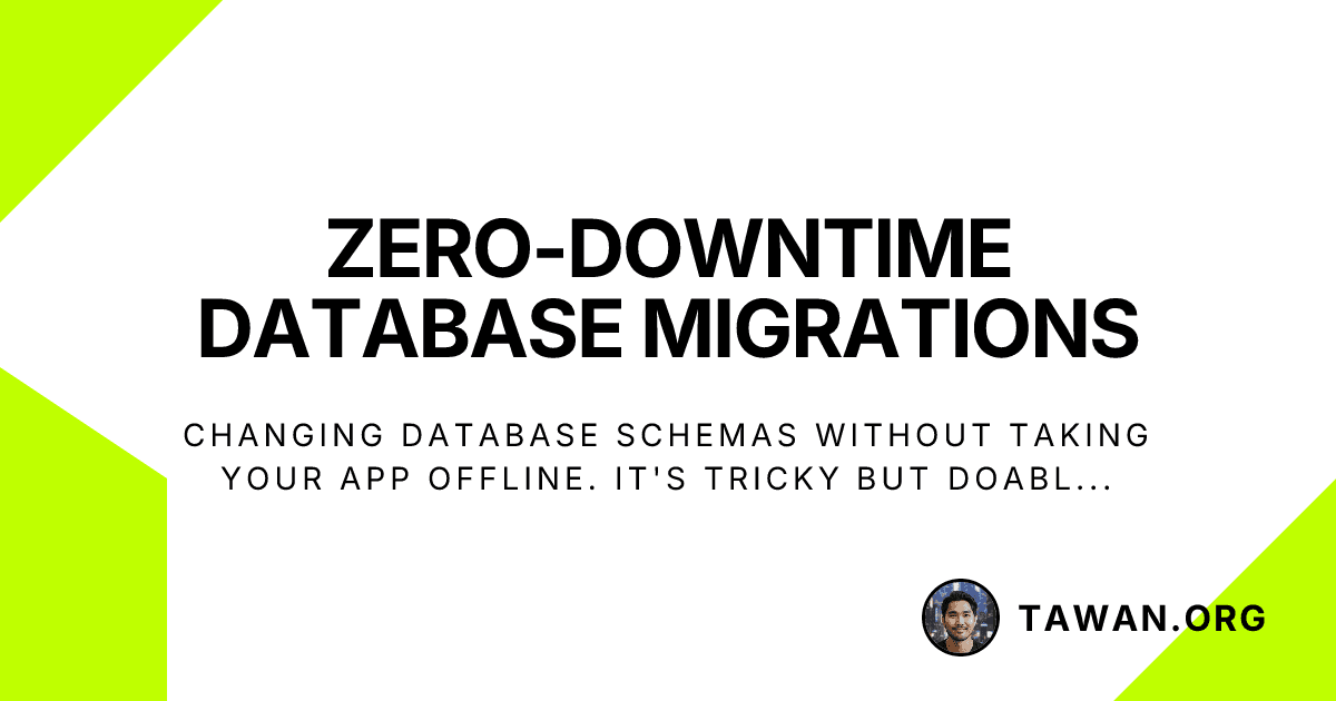 Zero-Downtime Database Migrations